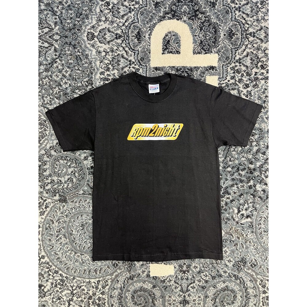 Brand New with tags Mens Hanes Vintage 90s ESPN Tshirt Size MEDIUM BLACK